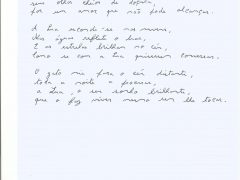 “Estória do Gato e da Lua” em poema